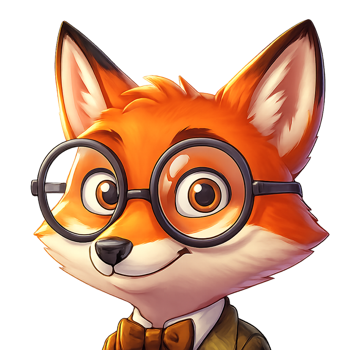 Foxy, the MathChallenge mascot